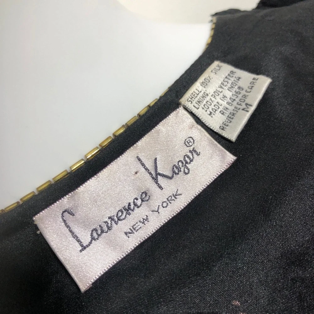 Laurence Kazar Vintage Vibrant Sequin Plaid Jacket - Picture 10 of 11